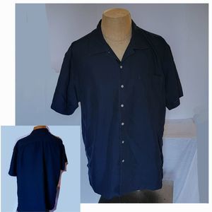 Navy Blue Short Sleve Shirt